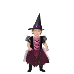 Discount Disfraz de Brujita rosa y negro para bebé Disfraces Infantiles|Disfraces Halloween Bebés