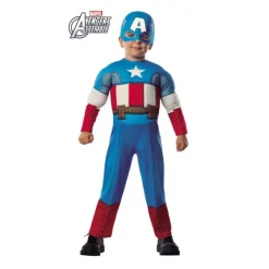 Disfrazzes Disfraces Infantiles|Disfraces Marvel^Disfraz de Capitán América Deluxe para bebé