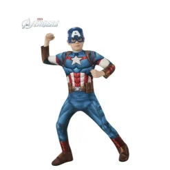 Disfrazzes Disfraces Infantiles|Disfraces Marvel^Disfraz de Capitán América Clásico para niño