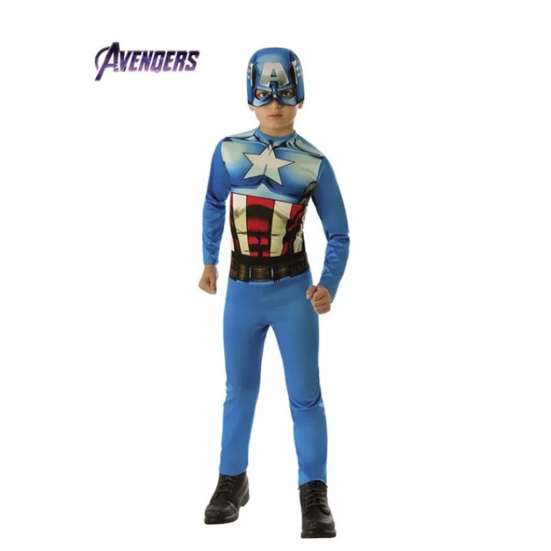 Hot Disfraz de Capitán América para Niños Disfraces Infantiles|Disfraces Marvel