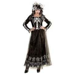 Mujer Disfrazzes Disfraces Mujer^Disfraz de Catrina Blanco y Negro para mujer