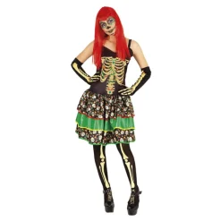 Hot Disfraz de Catrina Elegante para Mujer Mujer Disfraces Mujer|Disfraces Halloween Mujer