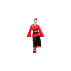 Sale Disfraz de China Aldeana Rojo y Negro para mujer Mujer Disfraces Mujer