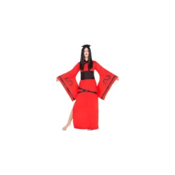 Mujer Disfrazzes Disfraces Mujer^Disfraz de China Rojo y Negro para mujer