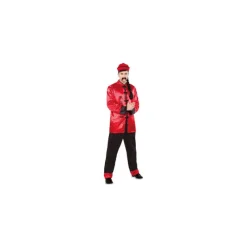 Hombre Disfrazzes Disfraces Hombre^Disfraz de Chino rojo para hombre