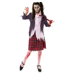 Mujer Disfrazzes Disfraces Mujer|Disfraces Halloween Mujer^Disfraz de Colegiala Zombie para mujer