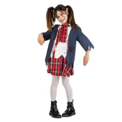 Disfrazzes Disfraces Infantiles|Disfraces Halloween Niña^Disfraz de Colegiala Zombie para niña