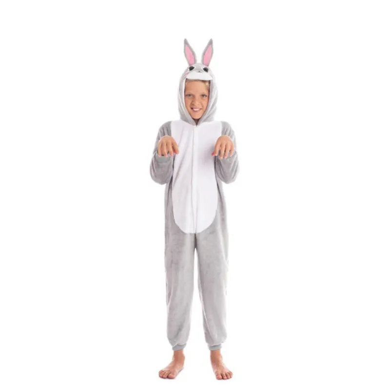 Disfrazzes Disfraces Infantiles|Disfraces Series^Disfraz de Conejo Gris y Blanco para Niños