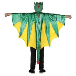 Hot Disfraz de Dragón Verde y amarillo para hombre Hombre Disfraces Hombre