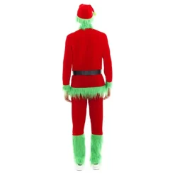 Hombre Disfrazzes Disfraces Hombre|Disfraces Disney^Disfraz de Duende Gruñón de Navidad Verde para Hombre