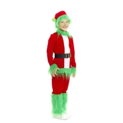 Disfrazzes Disfraces Infantiles|Disfraces Disney^Disfraz de Duende Gruñón de Navidad Verde para Niño