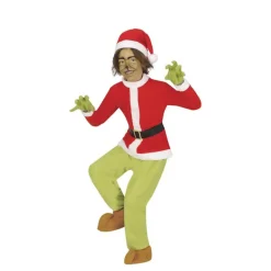 Disfrazzes Disfraces Infantiles|Disfraces Disney^Disfraz de Duende Gruñón Navideño verde para niño
