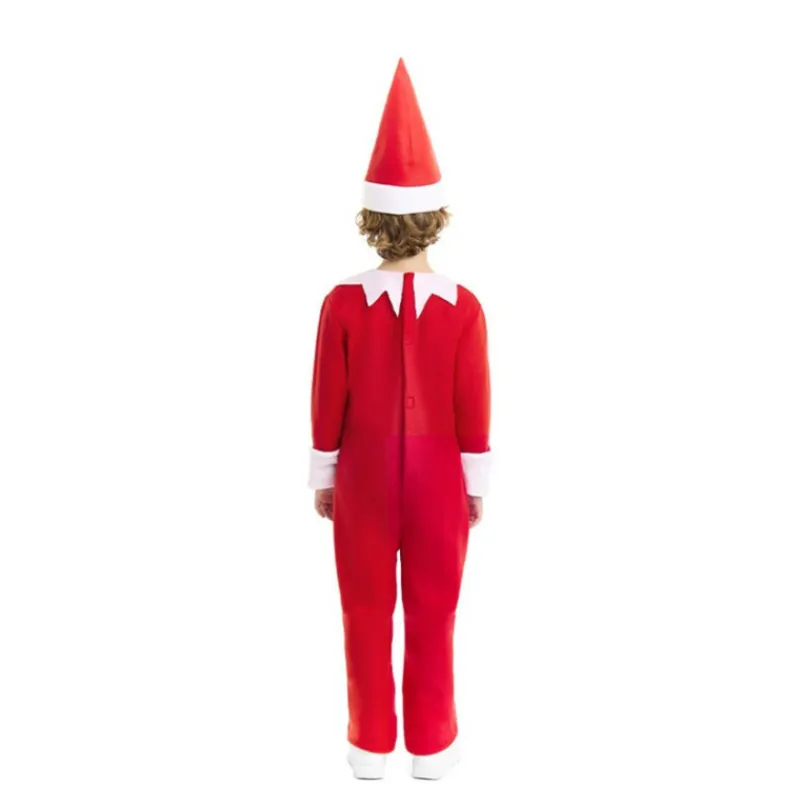 Disfrazzes Disfraces Infantiles|Disfraces Disney^Disfraz de Elfo Polar Rojo para Niños con Gorro