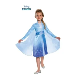 Disfrazzes Disfraces Infantiles|Disfraces Disney^Disfraz de Elsa de Viaje Deluxe de Frozen 2 para niña