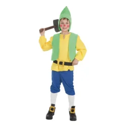Disfrazzes Disfraces Infantiles|Disfraces Disney^Disfraz de Enanito de Cuento amarillo para niño