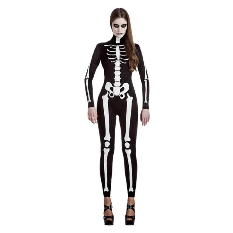 Discount Disfraz de Esqueleto Mujer para mujer Mujer Disfraces Mujer|Disfraces Halloween Mujer