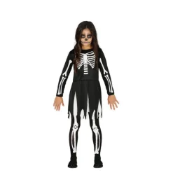 New Disfraz de Esqueleto Negro para niña Disfraces Infantiles|Disfraces Halloween Niña