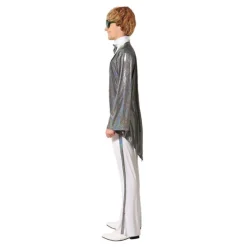 Hombre Disfrazzes Disfraces Hombre^Disfraz de Estrella Rock Plateado para hombre