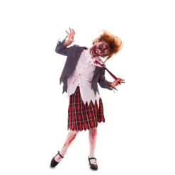 Clearance Disfraz de Estudiante Zombie para niña Disfraces Infantiles|Disfraces Halloween Niña