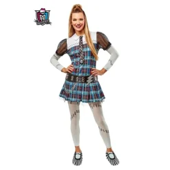 Disfraz de Frankie Stein Monster High a Cuadros Azul para Mujer Mujer Disfraces Mujer|Disfraces Series