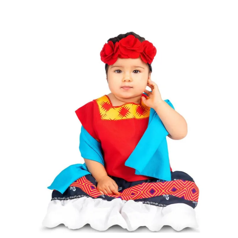 Sale Disfraz de Frida Kahlo Clásica para Bebé y Niña Disfraces Infantiles|Disfraces Cine