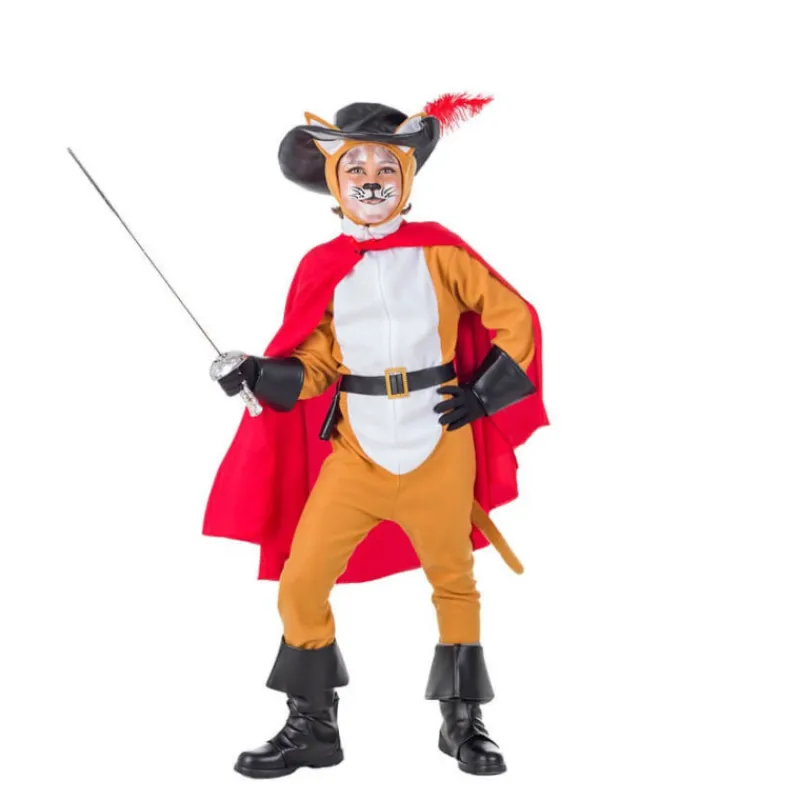 Disfrazzes Disfraces Infantiles|Disfraces Cine^Disfraz de Gato con botas para niño