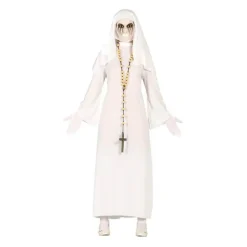Mujer Disfrazzes Disfraces Mujer|Disfraces Halloween Mujer^Disfraz de Ghost Monja blanca para mujer en Halloween