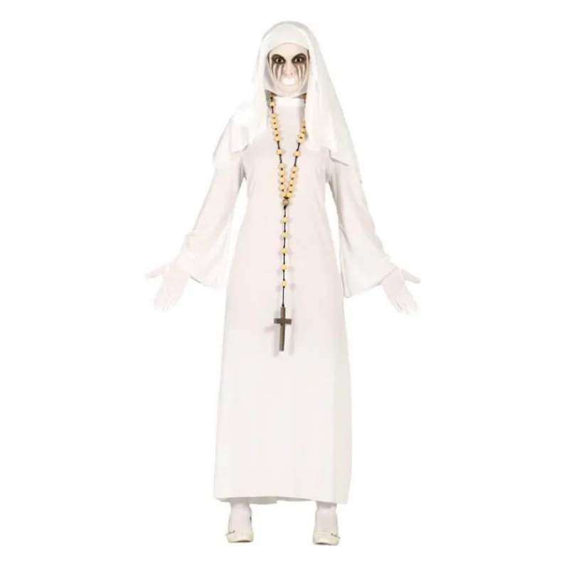Mujer Disfrazzes Disfraces Mujer|Disfraces Halloween Mujer^Disfraz de Ghost Monja blanca para mujer en Halloween