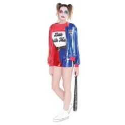 Mujer Disfrazzes Disfraces Mujer|Disfraces Dc^Disfraz de Harley Quinn Corto para Mujer