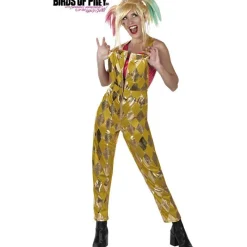 Outlet Disfraz de Harley Quinn Dorado Aves de Presa mujer Mujer Disfraces Mujer|Disfraces Dc