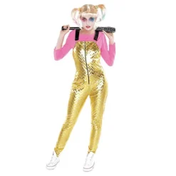 Disfraz de Harley Quinn Dorada para Mujer Mujer Disfraces Mujer|Disfraces Dc