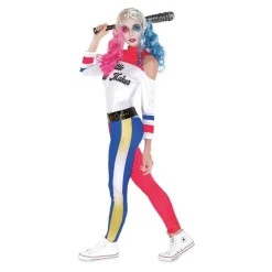 Online Disfraz de Harley Quinn Largo para Mujer Mujer Disfraces Mujer|Disfraces Dc