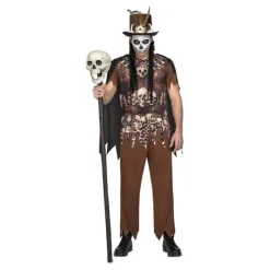 Hombre Disfrazzes Disfraces Hombre|Disfraces Halloween Hombre^Disfraz de Hechicero Caníbal para hombre