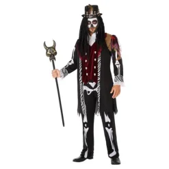 Hombre Disfrazzes Disfraces Hombre|Disfraces Halloween Hombre^Disfraz de Hechicero Vudú para hombre