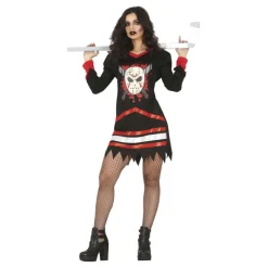 Mujer Disfrazzes Disfraces Mujer|Disfraces Halloween Mujer^Disfraz de Jazz Dead con estampado para mujer