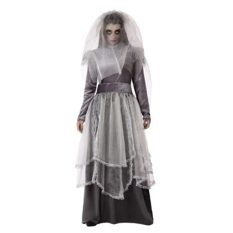 Mujer Disfrazzes Disfraces Mujer|Disfraces Halloween Mujer^Disfraz de La Llorona gris para mujer