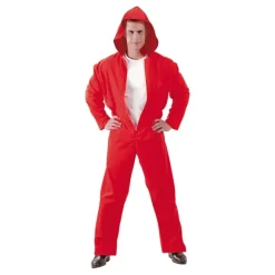 Best Disfraz de Ladrón de Bancos con mono Rojo para hombre Hombre Disfraces Hombre|Disfraces Series