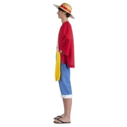 Hombre Disfrazzes Disfraces Hombre|Disfraces Manga Y Anime^Disfraz de Luffy de One Piece para Hombre