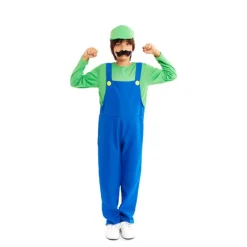 New Disfraz de Luigi de Super Mario para niño Disfraces Infantiles|Disfraces Videojuegos