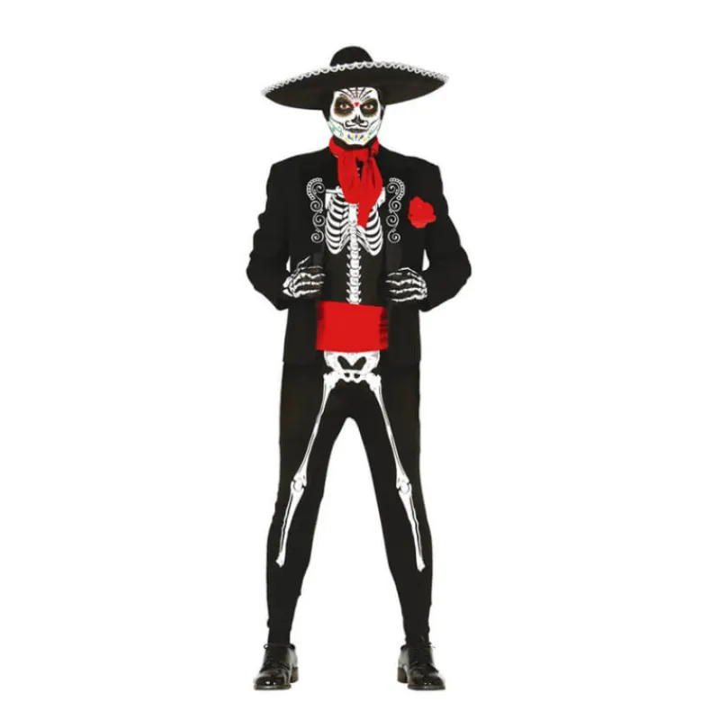 Discount Disfraz de Mexican Skeleton Hombre Disfraces Hombre|Disfraces Halloween Hombre