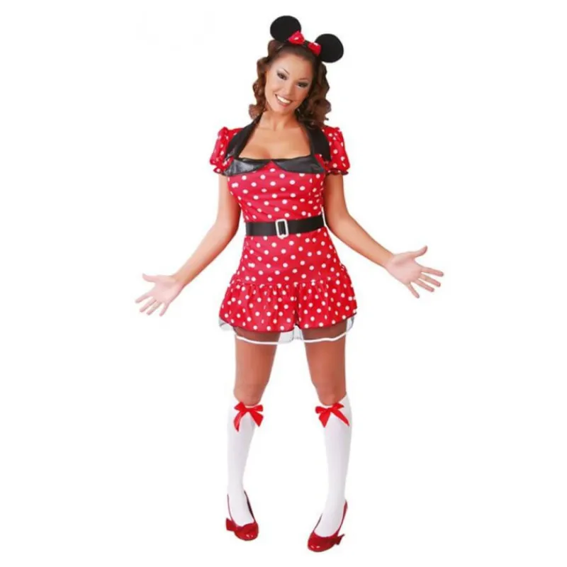 Mujer Disfrazzes Disfraces Mujer|Disfraces Disney^Disfraz de Minnie Mouse corto