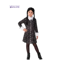 Best Disfraz de Miércoles de La Familia Addams con lunares para niña Disfraces Infantiles