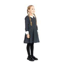 Disfrazzes Disfraces Infantiles^Disfraz de Niña Siniestra con Estampado de Calavera