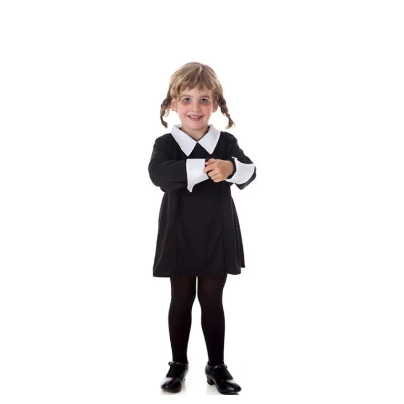 Best Disfraz de Niña Siniestra Clásico Negro para Niña Disfraces Infantiles