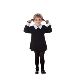 Best Disfraz de Niña Siniestra Clásico Negro para Niña Disfraces Infantiles