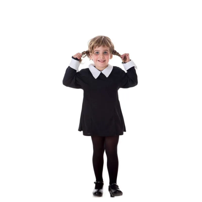 Best Disfraz de Niña Siniestra Clásico Negro para Niña Disfraces Infantiles