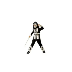 Disfrazzes Disfraces Infantiles^Disfraz de Ninja Dragón Plateado para niño