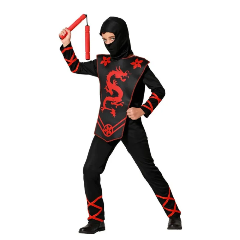 Disfrazzes Disfraces Infantiles|Disfraces Videojuegos^Disfraz de Ninja Dragón Rojo para Niño