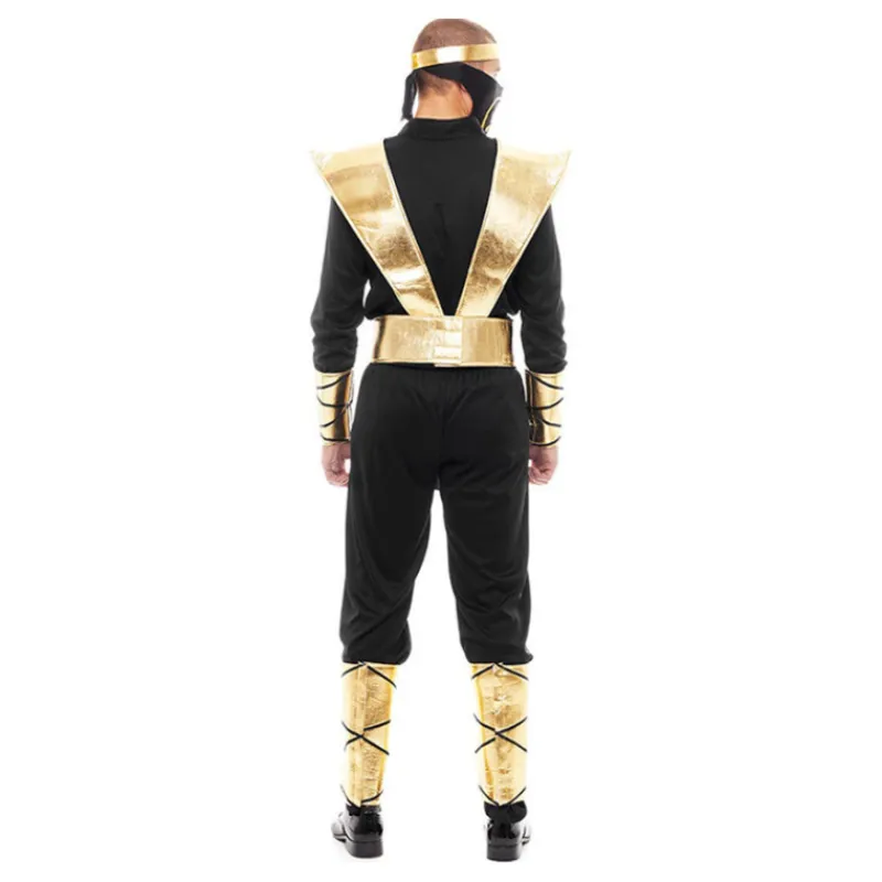 Clearance Disfraz de Ninja Kombat Serpiente negro y dorado para hombre Hombre Disfraces Hombre|Disfraces Videojuegos