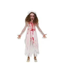 Clearance Disfraz de Novia Sangrienta para niña Disfraces Infantiles|Disfraces Halloween Niña